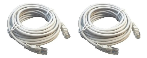 Cable Red Utp Categoria 6 15 Metros Rj45 Cat 6 Combo 2 U