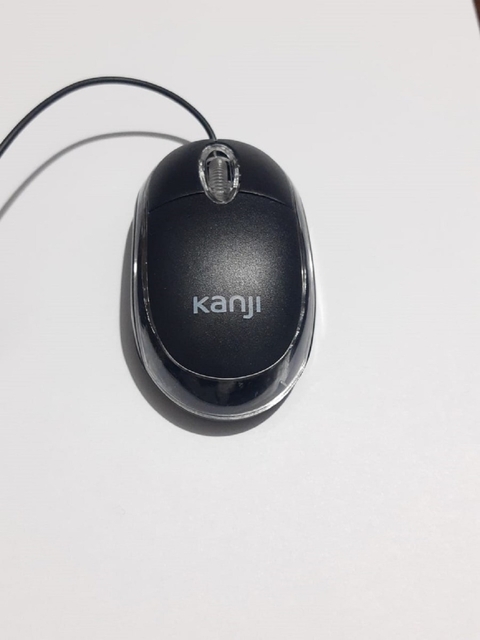 Mouse Optico Usb Pc Notebook Kanji Led Luminoso Cable 1.5m
