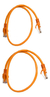Patch Cord Cable De Red Utp Amarillo 0.50cm Pack X 2u - Black week - Black friday
