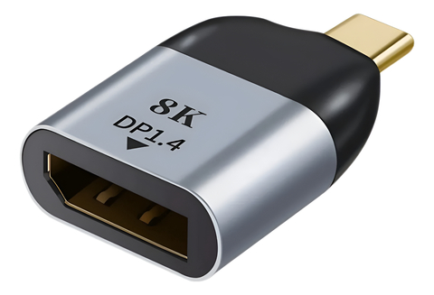Adaptador Tipo C Macho A Displayport Hembra 8k