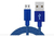 Cable Mallado Micro Usb A Usb Am 1 Metro Azul - Black week - Black friday