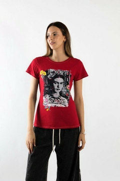 Remera Estampada Frida Kahlo - tienda online