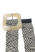 E541 CINTO BICOLOR PAPEL DE ARROZ CON HEBILLA CAREY - comprar online