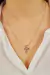 D2053-H COLLAR CADENA SIMPLE DIJE MOÑO