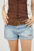 ENTREGA A PARTIR DEL 17/8 - CINTO FAJA ECO CUERO O GAMUZA TACHAS E811 - comprar online