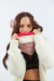 K-NIT POP - CUELLO TRI-COLOR PELUCHE R281 en internet