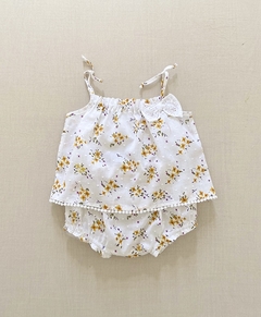 Bombachudo Lily estampado Amarillo - comprar online