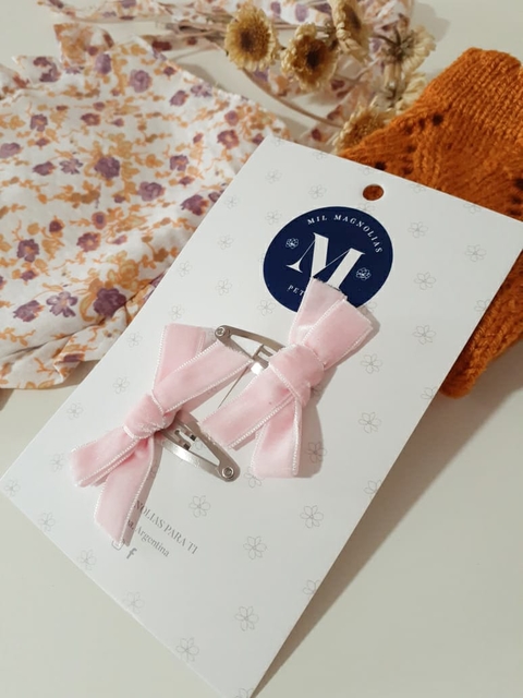Moño clip Justina