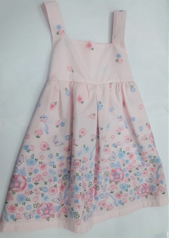 Vestido guarda flores y pajaritos - comprar online