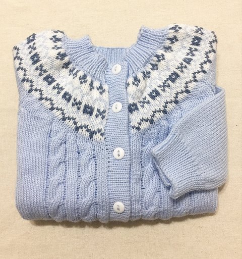 Saco con guarda celeste - comprar online