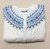 Saco blanco con guarda celeste - comprar online