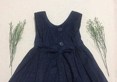 Vestido corderoy azul - comprar online