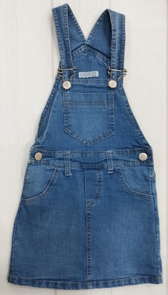 Jardinero jean pollera - SOLUNA KIDS
