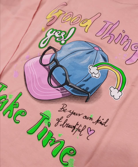 Remera manga larga nena - Varias estampas
