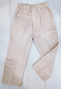Pantalón corderoy beige