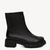 Bota Coturno Preta Couro Cano Baixo Soho - comprar online