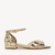 Rasteira Dourada Cristal Ouro Light - comprar online