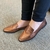 Mocassim Metalizado Couro Bronze Paris na internet