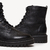 Coturno Preto Feminino Couro Dublin - LOULLE