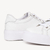 Tênis Flatform Couro Branco LL001 - loja online