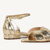 Rasteira Dourada Cristal Ouro Light - loja online