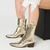 Bota Western Dourada Dallas na internet