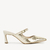 Mule Dourado Off White Couro Bico Fino Jules - comprar online