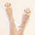 Sandália Bico Folha Couro Off White - comprar online