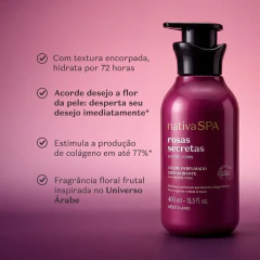 Creme Perfumado Desodorante Corporal Rosas Secretas 400Ml - comprar online