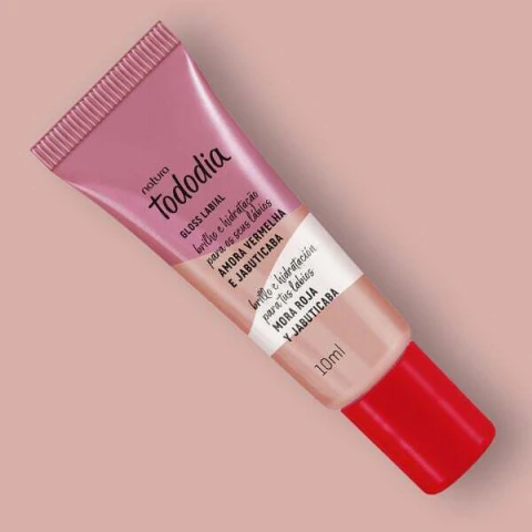 Gloss Labial Tododia Amora Vermelha e Jabuticaba