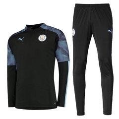 Agasalho de treino meio-zíper Manchester City Oficial 2019/2020