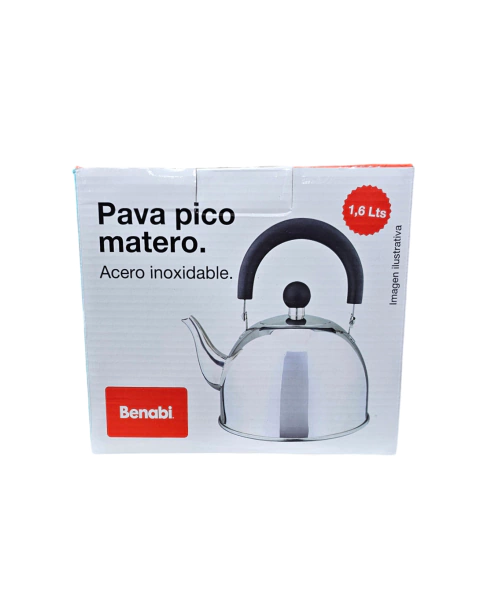 Pava Pico Matero Acero