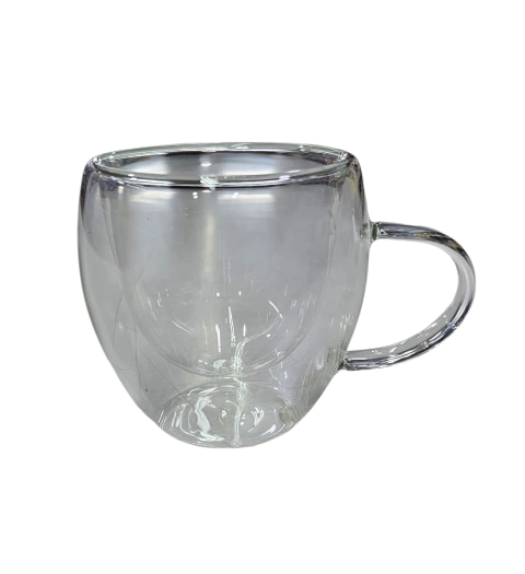 Taza De Vidrio Doble 130ml