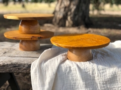 Pie de torta WOOD - comprar online