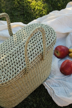 Canasta Caranday con tapa - comprar online