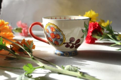 Taza Anthopologie Hibiscus - comprar online