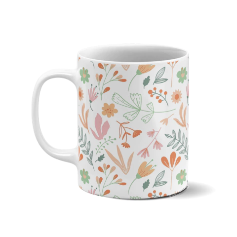 Caneca personalizada - Floral