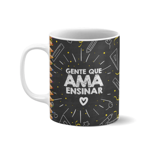 Caneca personalizada - Gente que ama ensinar