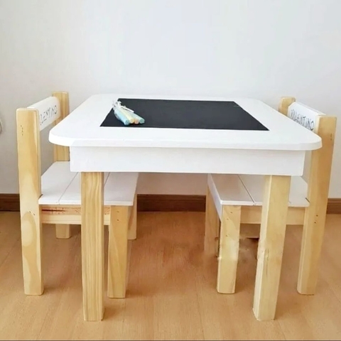 Juego de Mesa y Sillas Infantiles