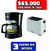 CAFETERA ATMA CA8143P + TOSTADORA ATMA