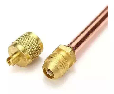 VALVULA DE CARGA PARA REFRIGERACION CON CHICOTE PARA SOLDAR