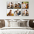CONJUNTO 6 QUADROS PERSONALIZADO COM SUAS FOTOS