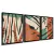 CONJUNTO 3 QUADROS - LINHAS PRETAS E TEXTURA TERRACOTA E VERDE - comprar online