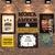 CONJUNTO QUADROS E LETRAS MUSICA, AMIGOS E CERVEJA