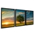 CONJUNTO 3 QUADROS - ÁRVORE E PÔR DO SOL - comprar online