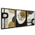 CONJUNTO 3 QUADROS - BLOCK YELLOW AND BLACK - comprar online