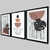 CONJUNTO 3 QUADROS - BOHO - comprar online