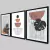 CONJUNTO 3 QUADROS - BOHO - comprar online