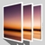 CONJUNTO 3 QUADROS - COLORFUL SUNSET - Mosarte Quadros