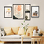 CONJUNTO 5 QUADROS - FOLHAS E FORMAS